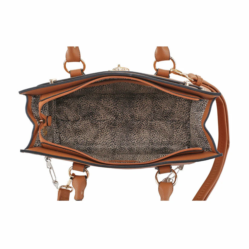 Dina Concealed Carry Lock and Key Satchel